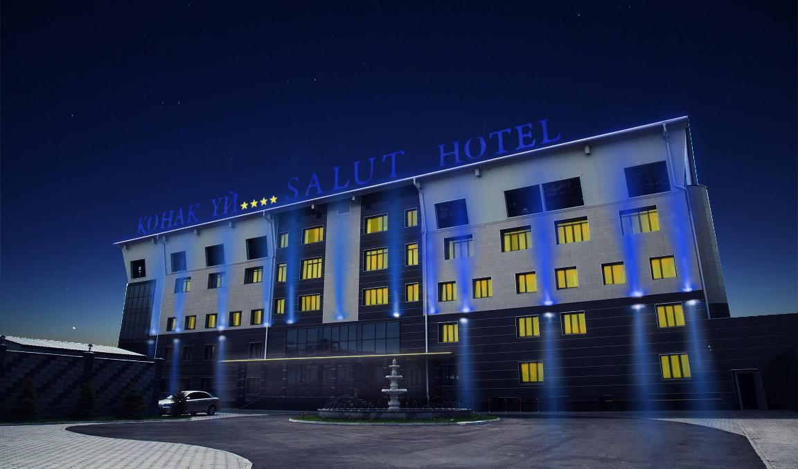 Salut Hotel Almaty Bagian luar foto